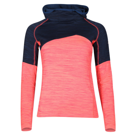 Women's quick-drying sweatshirt ALPINE PRO GORFA neon coral