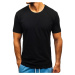 Men's T-shirt without print T1280 - black