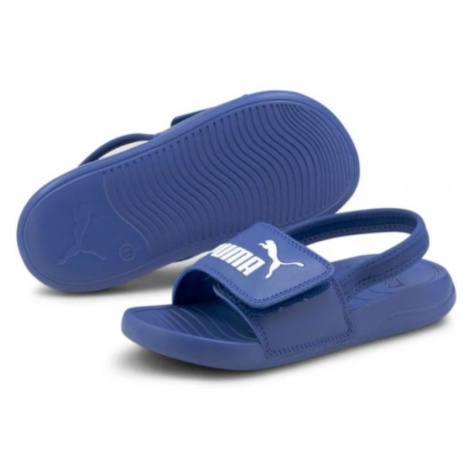 Detské sandále Popcat 20 Backstrap Jr 380555 06 - Puma modro-bílá