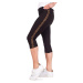 Yoclub Dámske capri legíny s vysokým pásom ULD-0012K-3400 Black