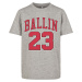 Kids Ballin 23 Tee heather gray