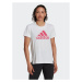 Adidas Funkčné tričko 3-Stripes Sport Brand Love T-Shirt HK6514 Biela Regular Fit