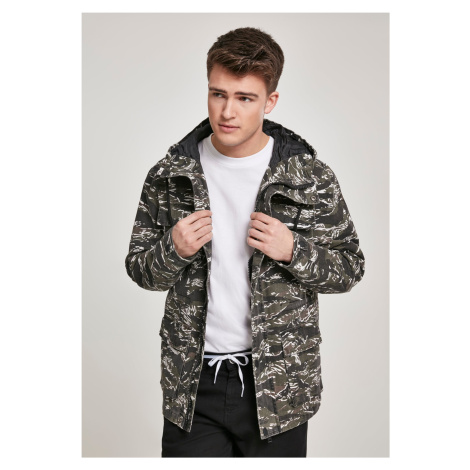 Tiger Camo Cotton Jacket Olive/blk/wht Urban Classics