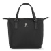 Tommy Hilfiger Kabelka Poppy Th Small Tote AW0AW15640 Čierna