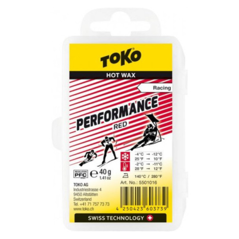 Vosk TOKO Performance červený 40 g TripleX