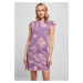 Women's bleached dress gray-purple