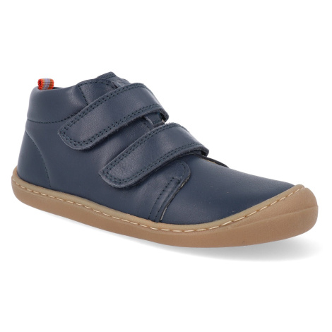 Barefoot detské členkové topánky Koel - Boba Blue modré