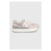 Topánky New Balance WL574ZSE-ZSE, ružová farba