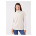 LC Waikiki LCWAIKIKI Classic Turtleneck Self-Patterned Women's Knitwear Sweater