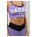 NEBBIA - Dvojvrstvová športová podprsenka FLEX 241 (lila) - NEBBIA
