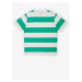 White and Green Boys Striped T-Shirt Tom Tailor - Boys