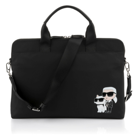 Taška Na Notebook Karl Lagerfeld K/Ikonik 2.0 Nylon Laptop Bag Black