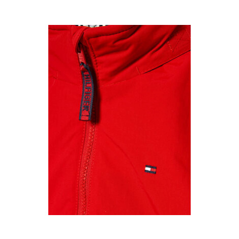 Tommy Hilfiger Prechodná bunda Essential KB0KB07809 M Červená Regular Fit