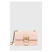 Kožená kabelka Pinko ružová farba, 100051.A0F1