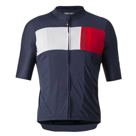 Castelli PROLOGO 7 Pánsky cyklistický dres, čierna, veľkosť