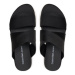 Calvin Klein Jeans Šľapky Flatform Sandal Webbing In Mr YW0YW01361 Čierna