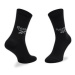 Reebok Súprava 3 párov vysokých ponožiek unisex Classics Fold-Over GG6683 Čierna