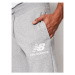 New Balance Teplákové nohavice Essentials Stacked Logo MP03558 Sivá Athletic Fit