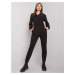 Black cotton jumpsuit