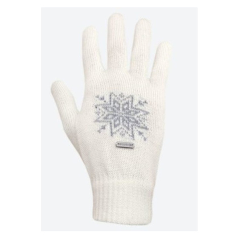 Pletené Merino rukavice Kama R104 101 prírodne biela