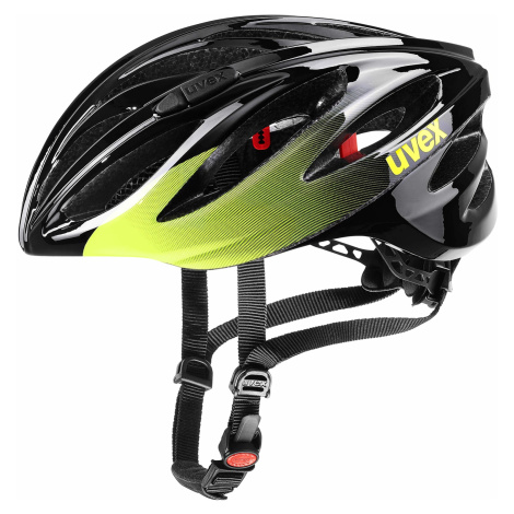 Uvex Boss Race bicycle helmet black/lime