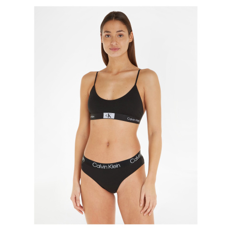 Čierna dámska podprsenka Calvin Klein Underwear Unlined Bralette