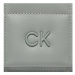 Calvin Klein Kabelka Square Quilt Conv Shoulder Bag K60K612332 Sivá