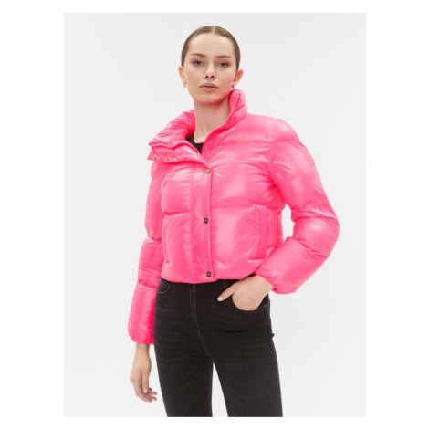 Elisabetta Franchi Prechodná bunda PI-55D-36E2-V490 Ružová Cropped Fit