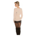 Trendy KouCla Knit sweater Destroyed Look black Einheitsgroesse