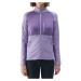 Dámska turistická mikina so zipsom 4F SWEATSHIRT FNK-4FWSS24TFSWF316-52S-LIGHT VIOLET