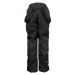 ALPINE PRO FRIDO Detské lyžiarske nohavice, čierna, veľkosť