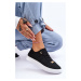 Women's lace-up sneakers black Etna