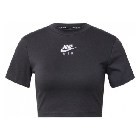 Nike Sportswear Tričko  tmavosivá / biela