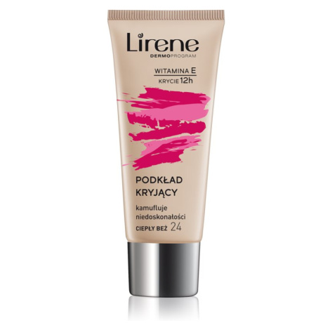 Lirene ALL DAY COVER! krycí fluidný make-up odtieň 24 Beige