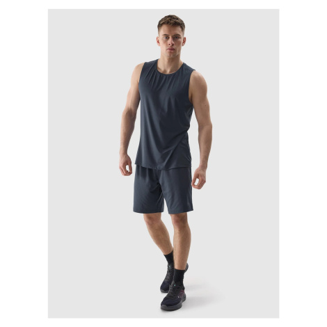 Men's quick-drying sports shorts 4F - denim