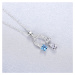 Linda's Jewelry Strieborný náhrdelník Kvapka Šťastia Ag 925/1000 INH175