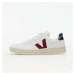 Tenisky Veja V-12 Leather Extra/ White/ Marsala