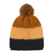 Detská zimná čiapka COLOR KIDS Hat - Colorblock-3520-Orange Pop