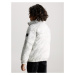 Calvin Klein Jeans Zimná bunda 'Reversible Marble AOP'  sivá / čierna / biela