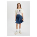 DEFACTO Girls Pleated Skirt