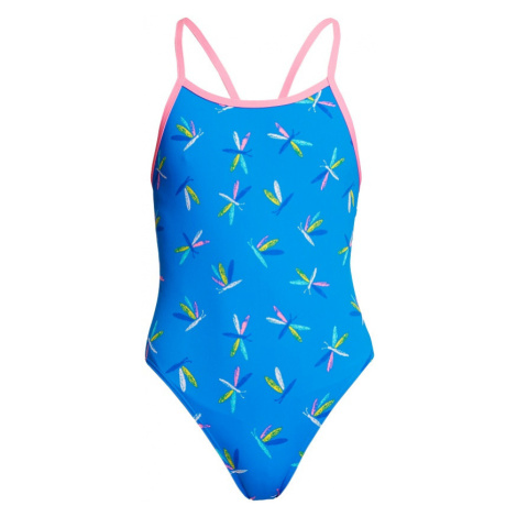 Dievčenské plavky funkita buzz bird single strap one piece girls