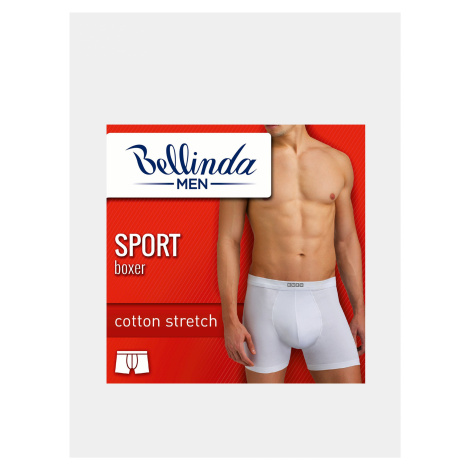 Biele pánske športové boxerky Bellinda SPORT BOXER