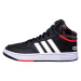 Pánska rekreačná obuv ADIDAS Hoops 3.0 Mid core black cloud white grey two