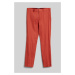 NOHAVICE GANT SLIM COT/LINEN SUIT PANTS IRON RED