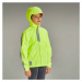 Detská cyklistická bunda do dažďa 500 žltá reflexná