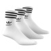 Ponožky ADIDAS ORIGINALS 3 PACK-MID CUT CRW SCK-WHITE BLACK