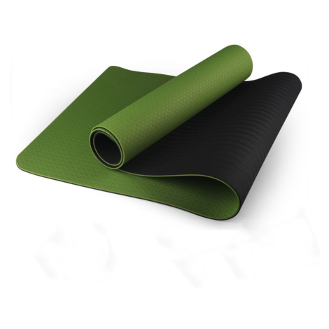 Podložka na cvičenie Sportago TPE Yoga dvojvrstvová 173x61x0,6 cm - zelená