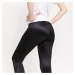 Legíny Urban Classics Ladies Shiny Tech Mesh Leggings Black