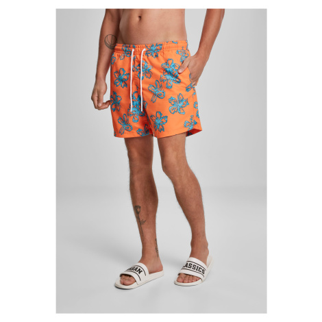Pánske plavky s kvetinovým vzorom Urban Classics