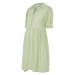 MAMALICIOUS Košeľové šaty 'Evanga'  pastelovo zelená